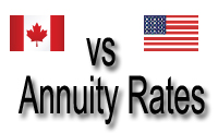 canadian vs american annuity rates
