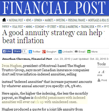 Good Annuity Strategy Beat Inflation