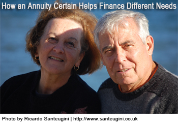how an annuity certain helps fiance different needs