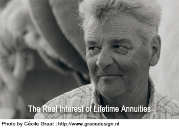 The Real Interest of Lifetime Annuities