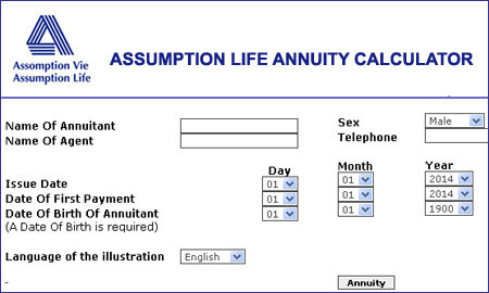 annuity online calculator