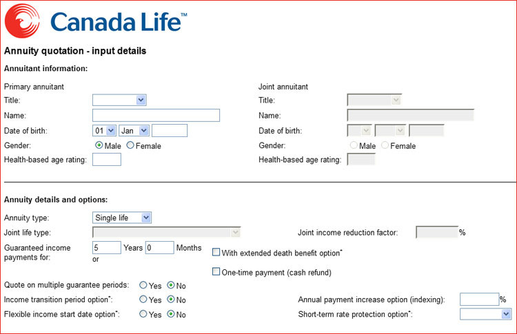 Canada Life Insurance: Annuity  Annuities from Canada Life 