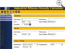 Industrial Alliance Annuity Calculator