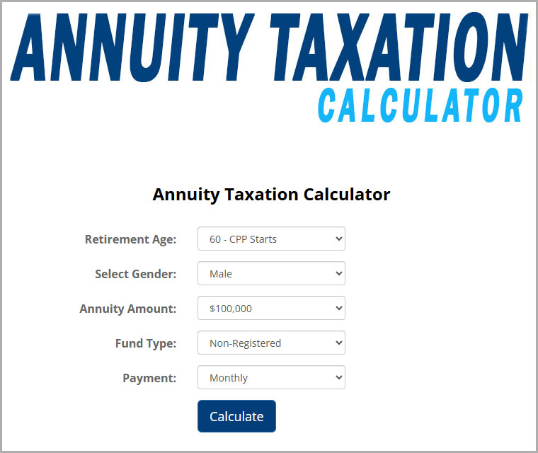 annuity taxation calculator