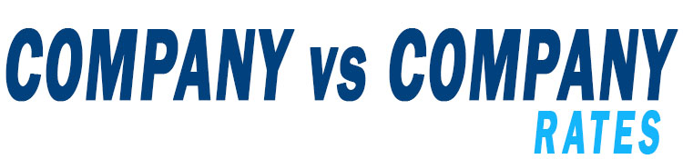 Company vs Company Rates Company vs Company Rates