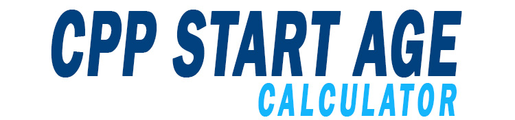 CPP Start Age Calculator