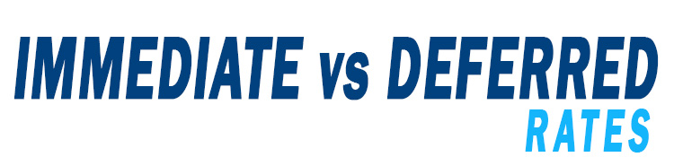Immediate vs Deferred Rates Immediate vs Deferred Rates