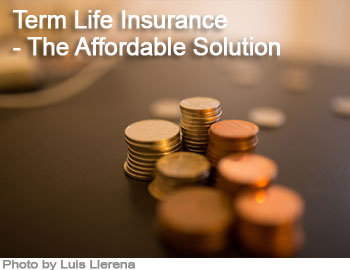 Term Life Insurance – The Affordable Solution