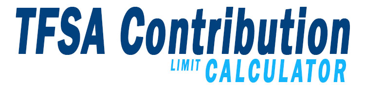 tfsa contribution limit calculator