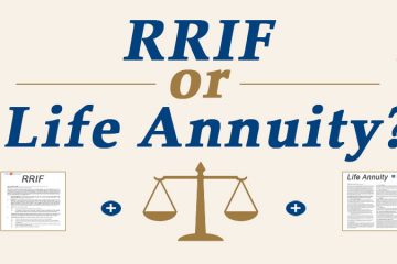 RRIF versus life annuity comparison for Canadian retirement income planning